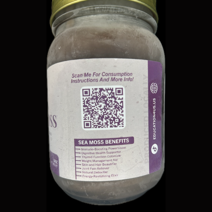Jamaican Raw Wildcrafted Sea Moss Gel