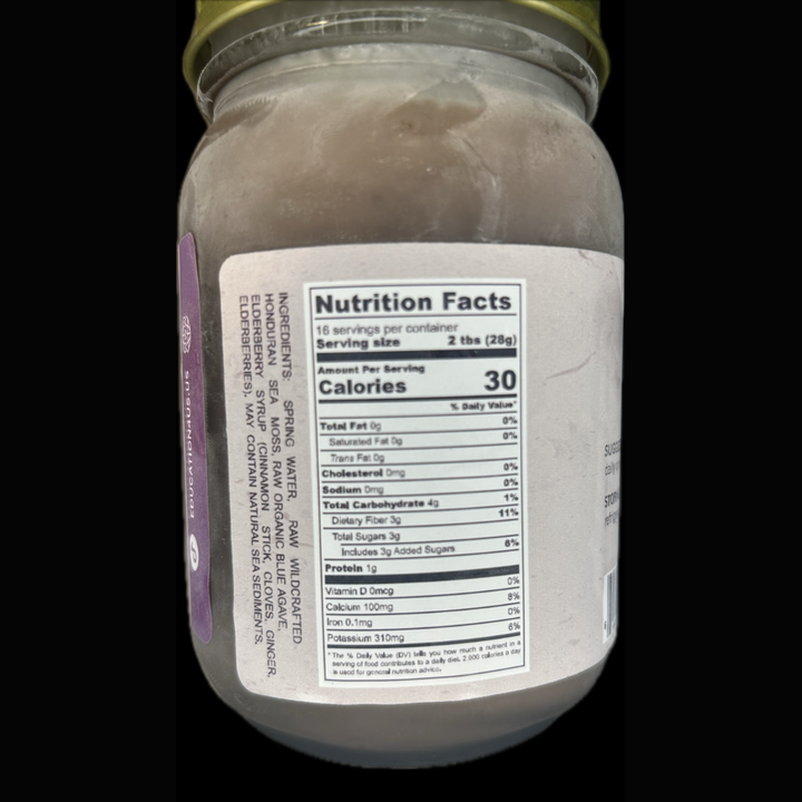 Jamaican Raw Wildcrafted Sea Moss Gel