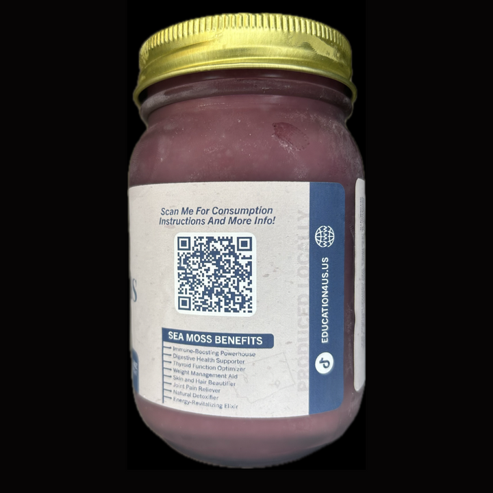 St. Lucia Multi Color Raw Wildcrafted Sea Moss Gel