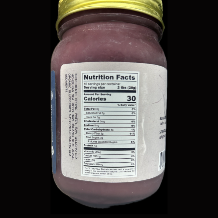 St. Lucia Multi Color Raw Wildcrafted Sea Moss Gel