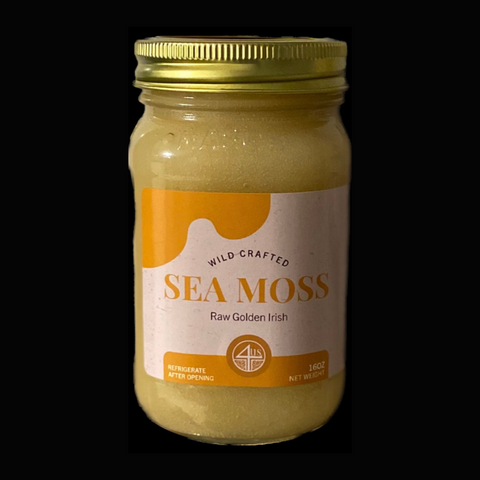 Raw Golden Irish Wildcrafted Sea Moss Gel